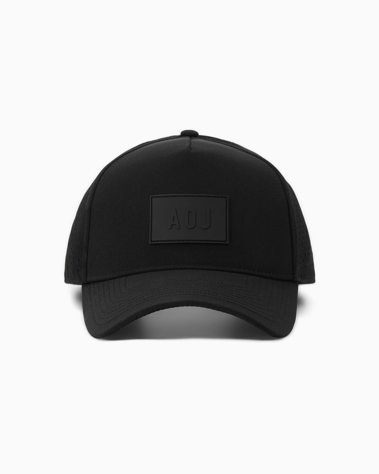 Blackout AOJ Rubber Label Hat